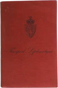 Diplomatic passport from WWII